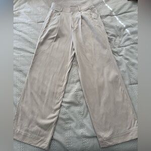 Everlane Way-High Drape Pant Wide-Leg Trousers